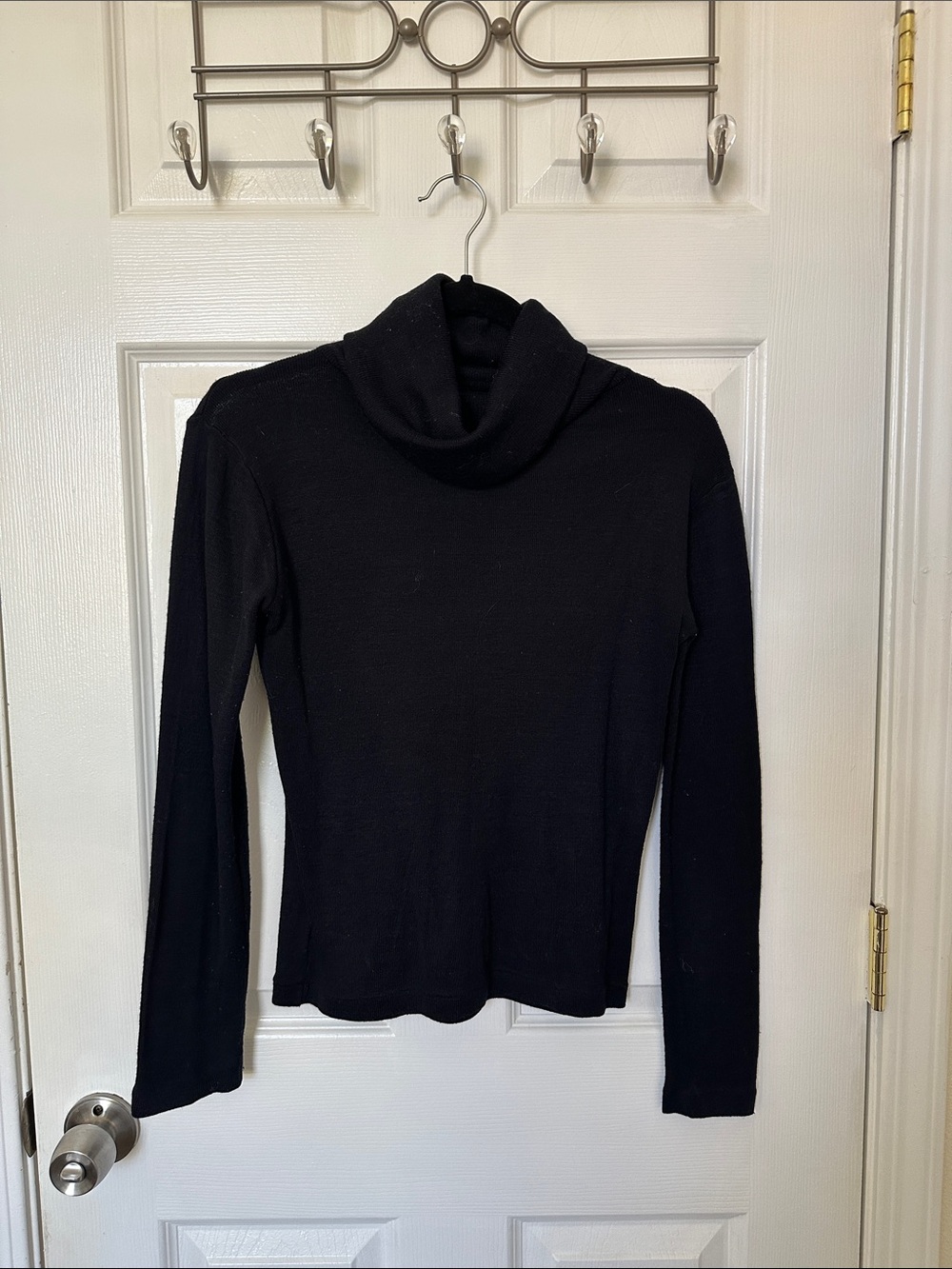 Black Turtleneck Sweater - Classic Women's Knit